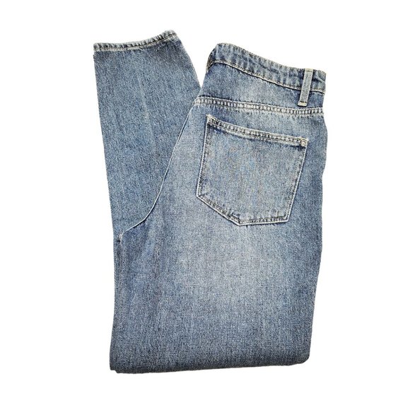 New York Patchwork Jeans - Size 6 - High Rise - Mom Jeans - Distressed - Picture 5 of 10